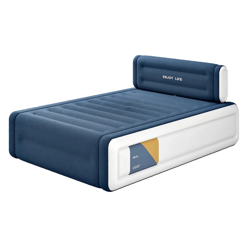 New Coming Home Use Self Blow up Camping Flock Bed  Built-in Inflator Pump Air Matress Inflatable Mattress