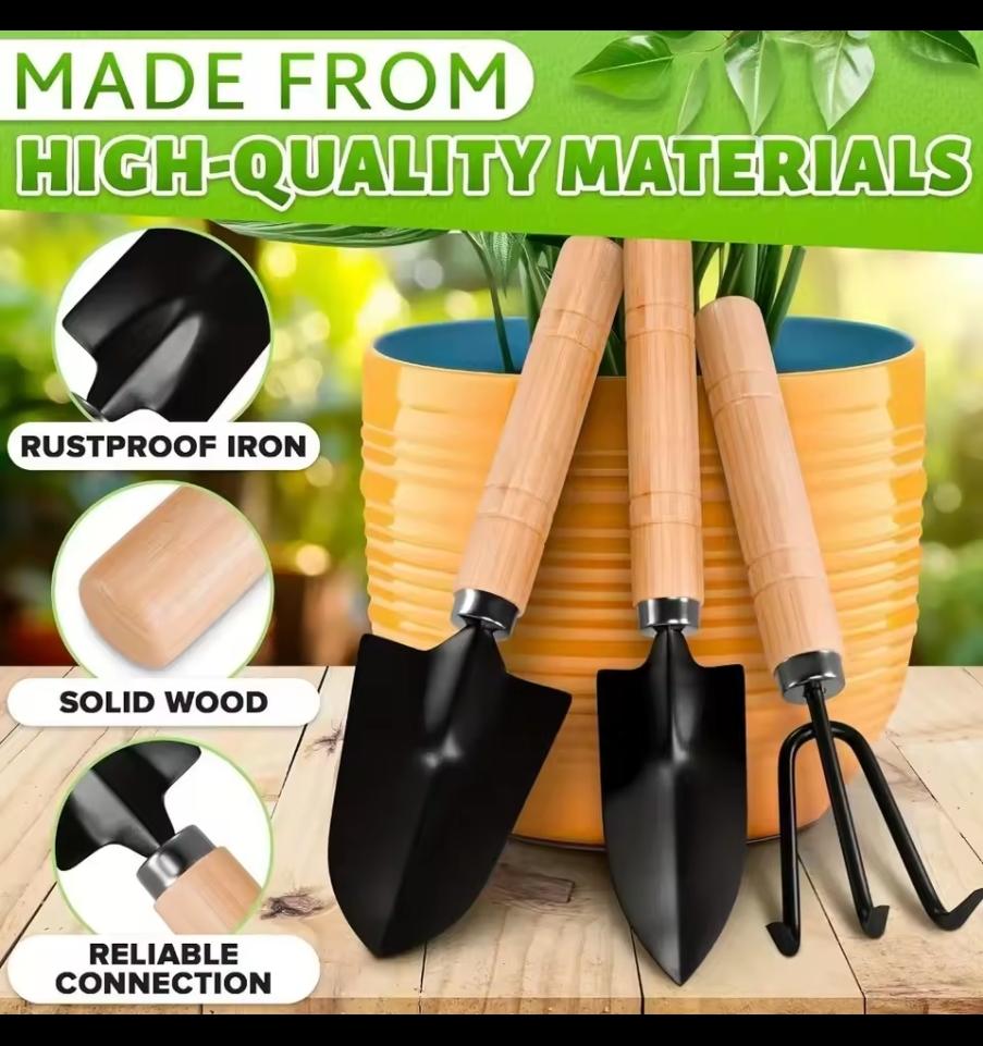 3 piece mini indoor gardening tools