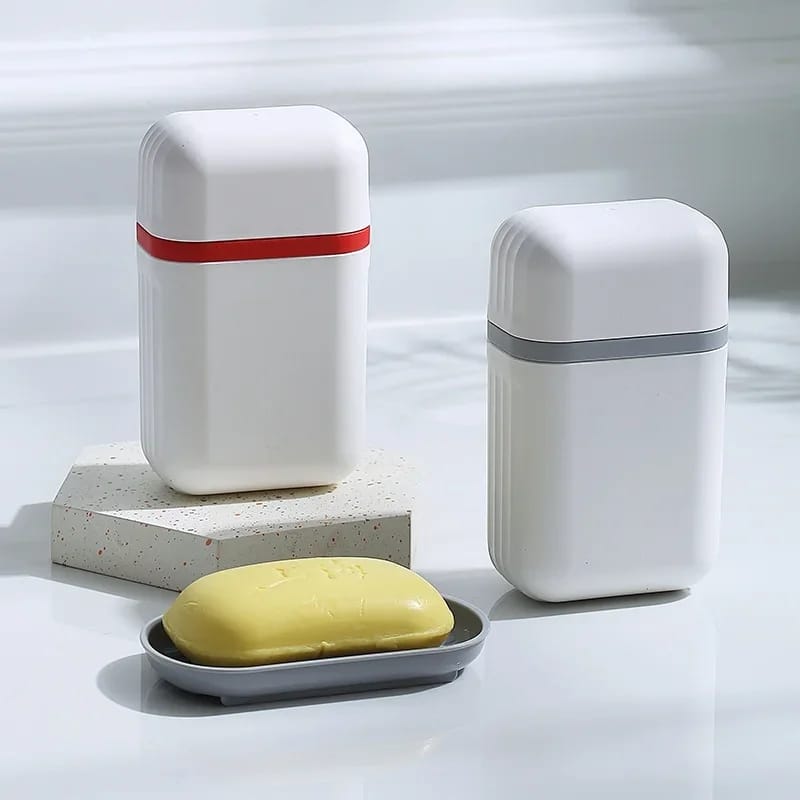 Portable travel soap holder