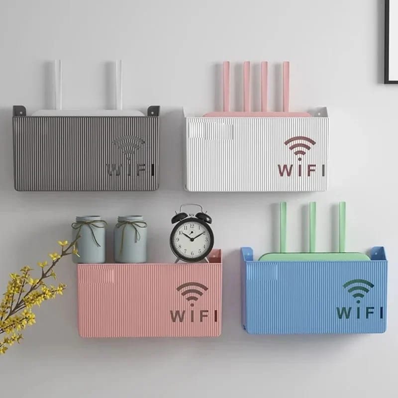 Wall mounted WiFi router cover