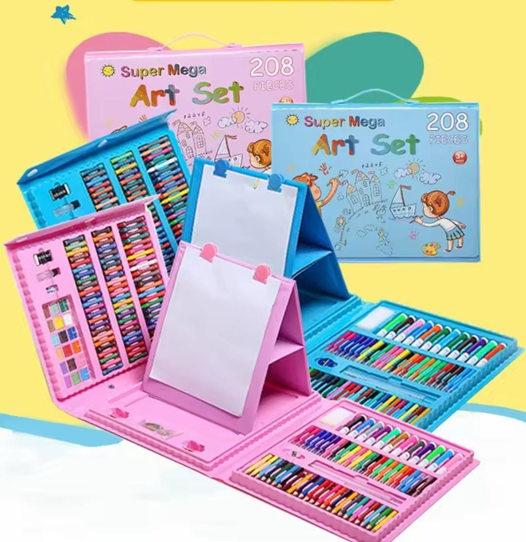 208PC PAINTING SET WITH DRAWING BOARD