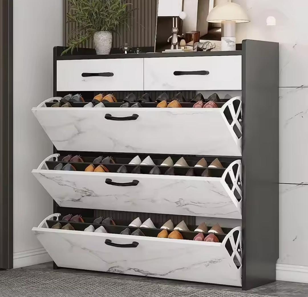 BUCKET FLIP SHOE RACK