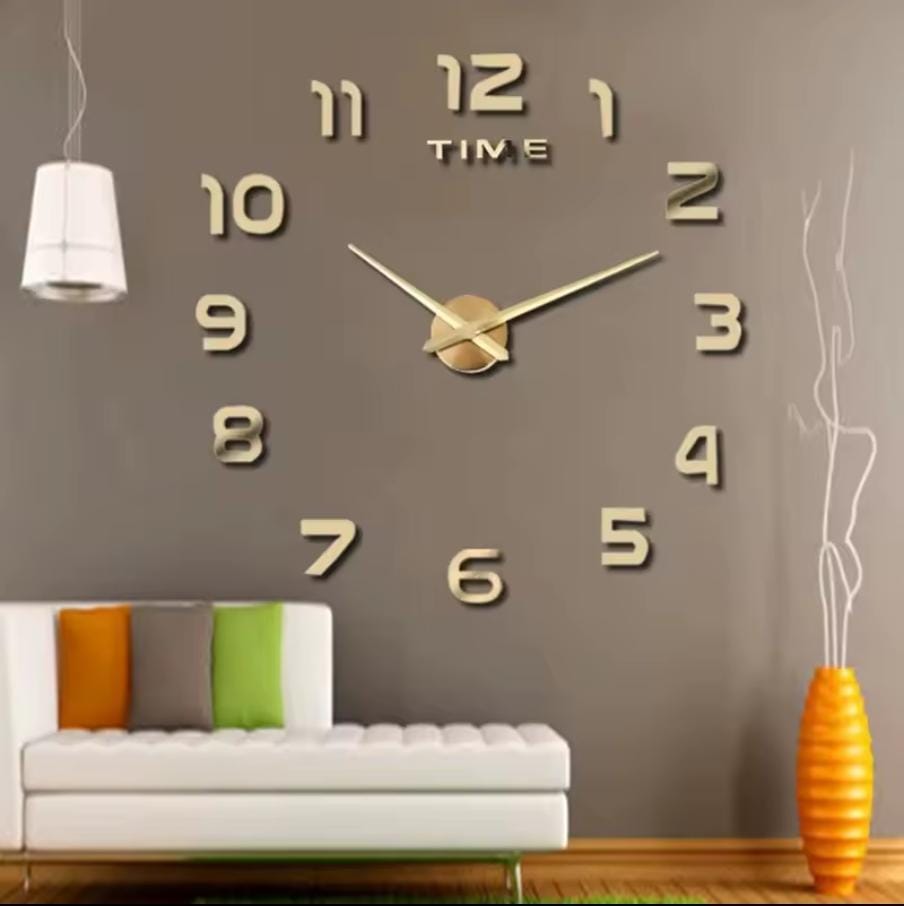 Modern stickers clock