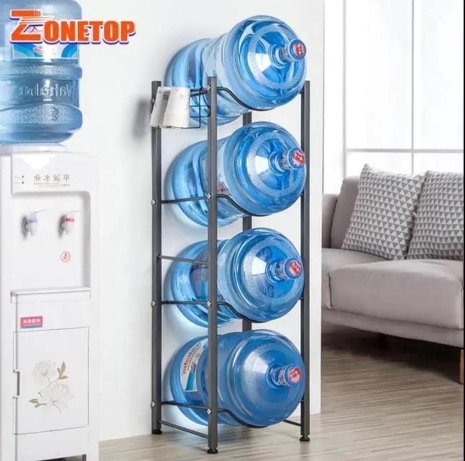 4 TIER WATER BOTTLE RACK