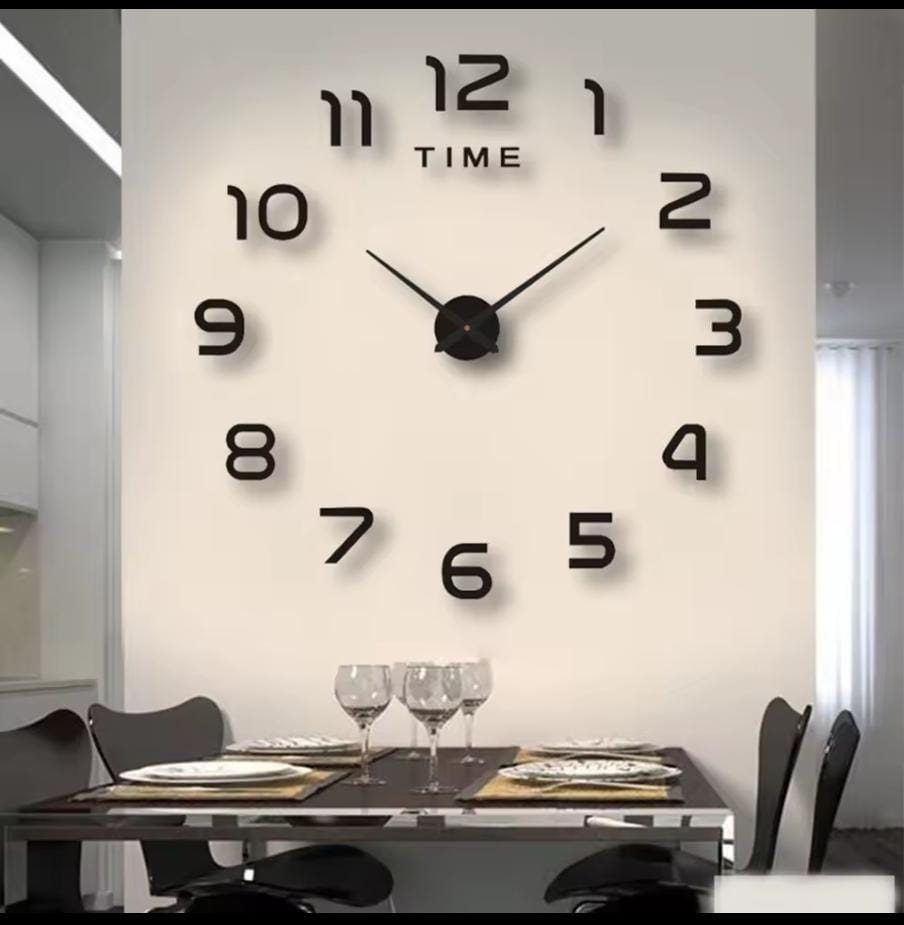 Modern acrylics stickers clock