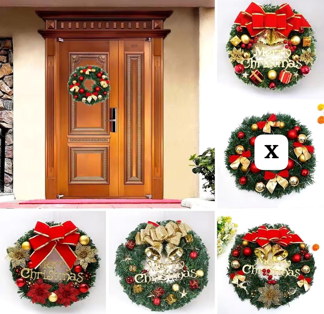 Christmas door decor