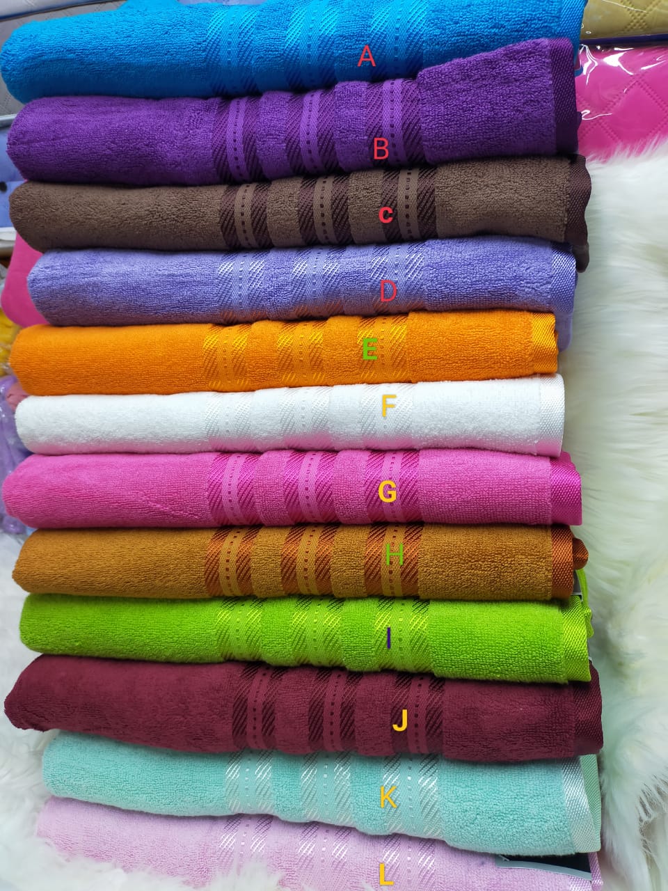 Towel/coloured towel