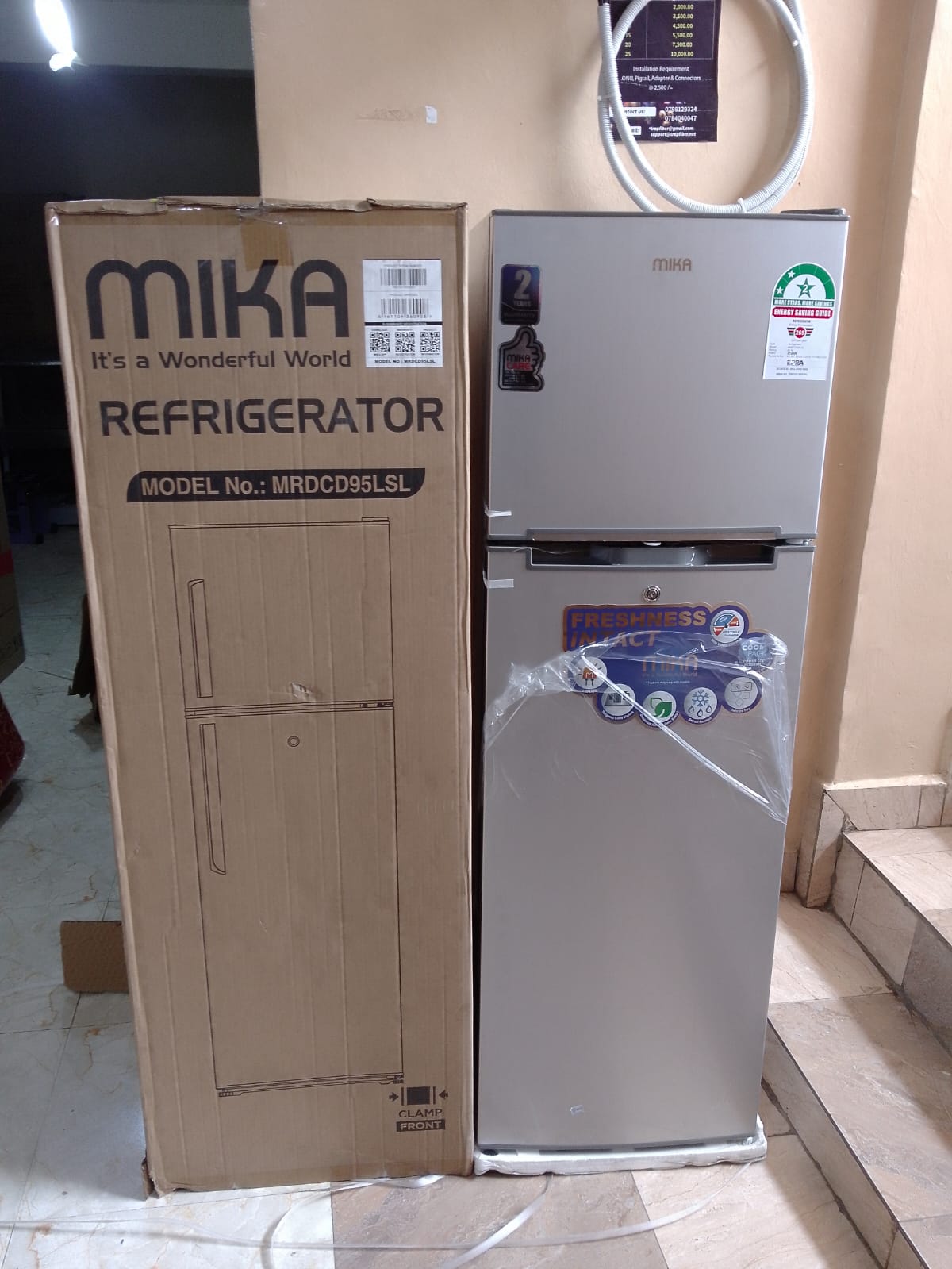 double door refrigerator
