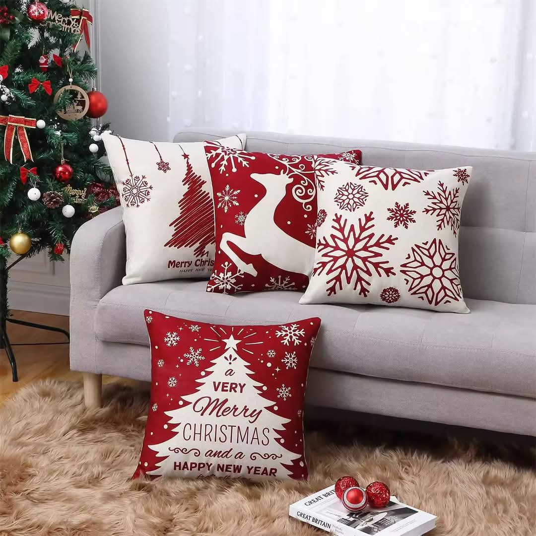Christmas throw pillow covers.
