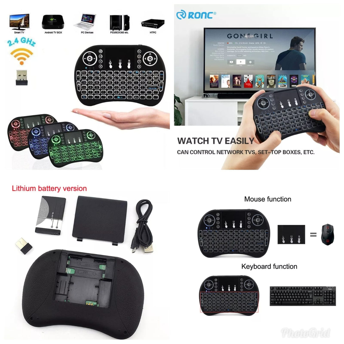 Bluetooth keyboard/mouse pad