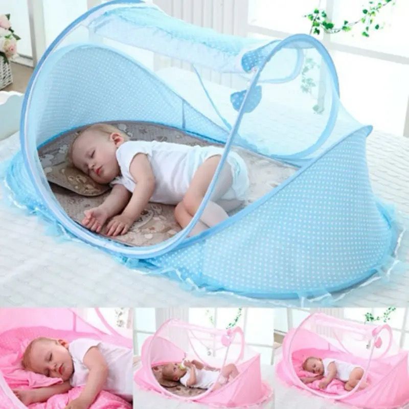 Baby potable  bed with net