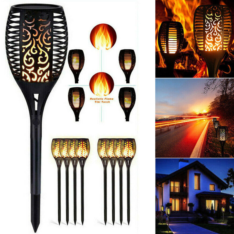 Led solar flame 6pcs