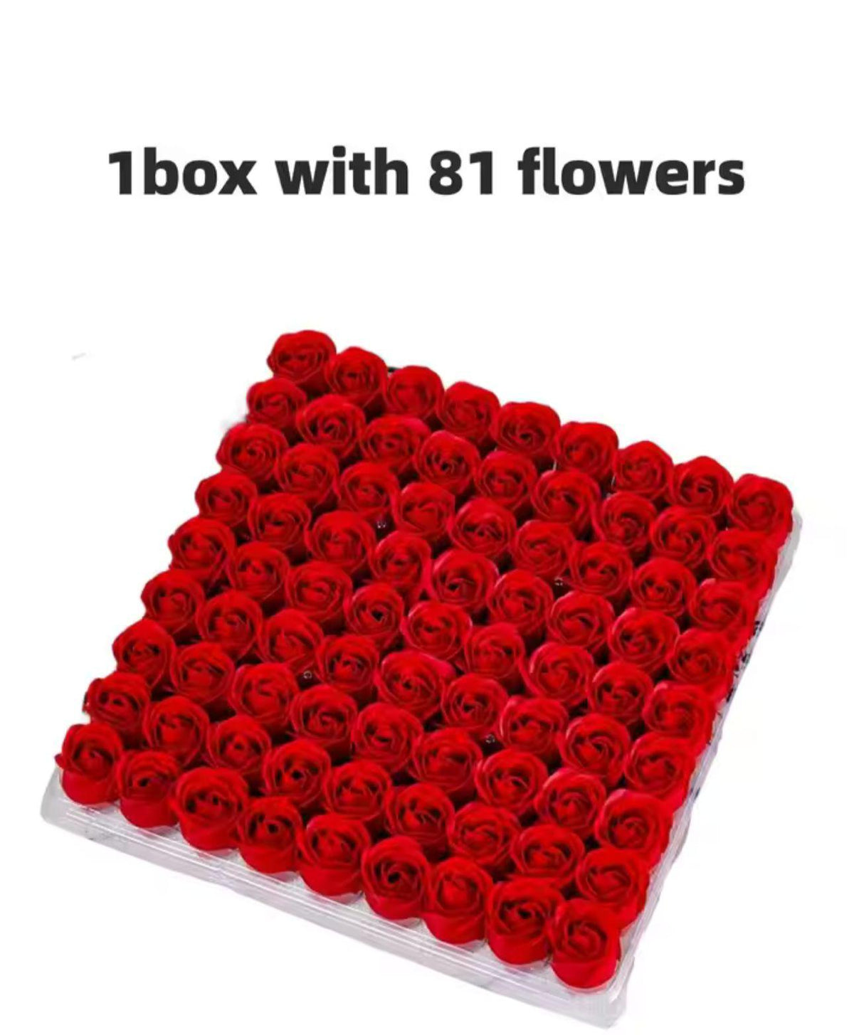 81 pcs of Artificial Soap Rose