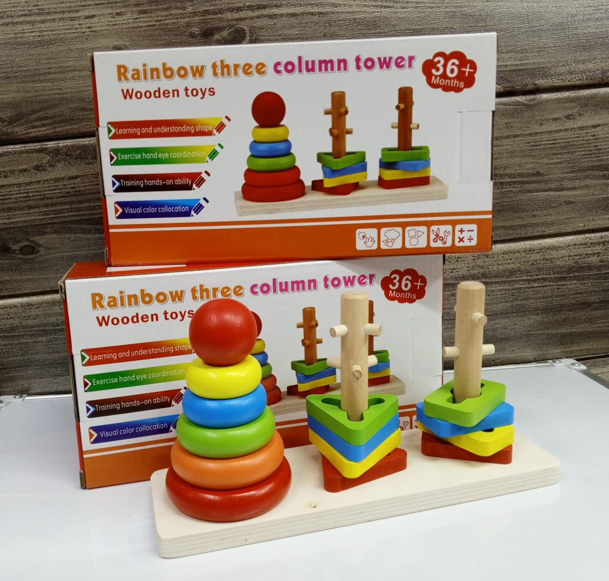 3 column  tower