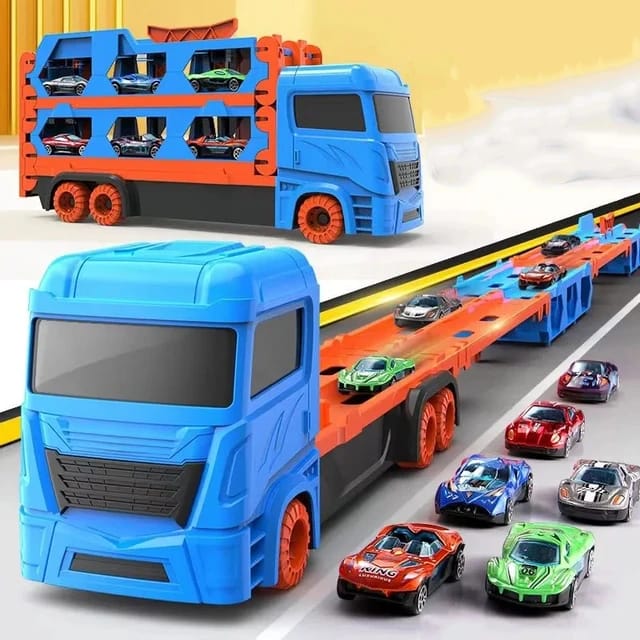 Long container truck
