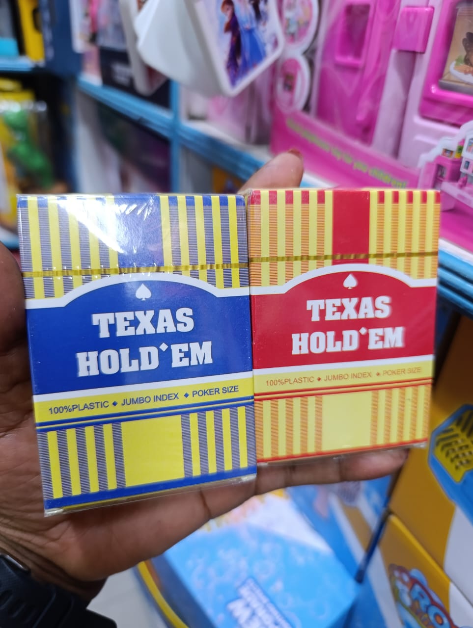 Plastic playing cards
