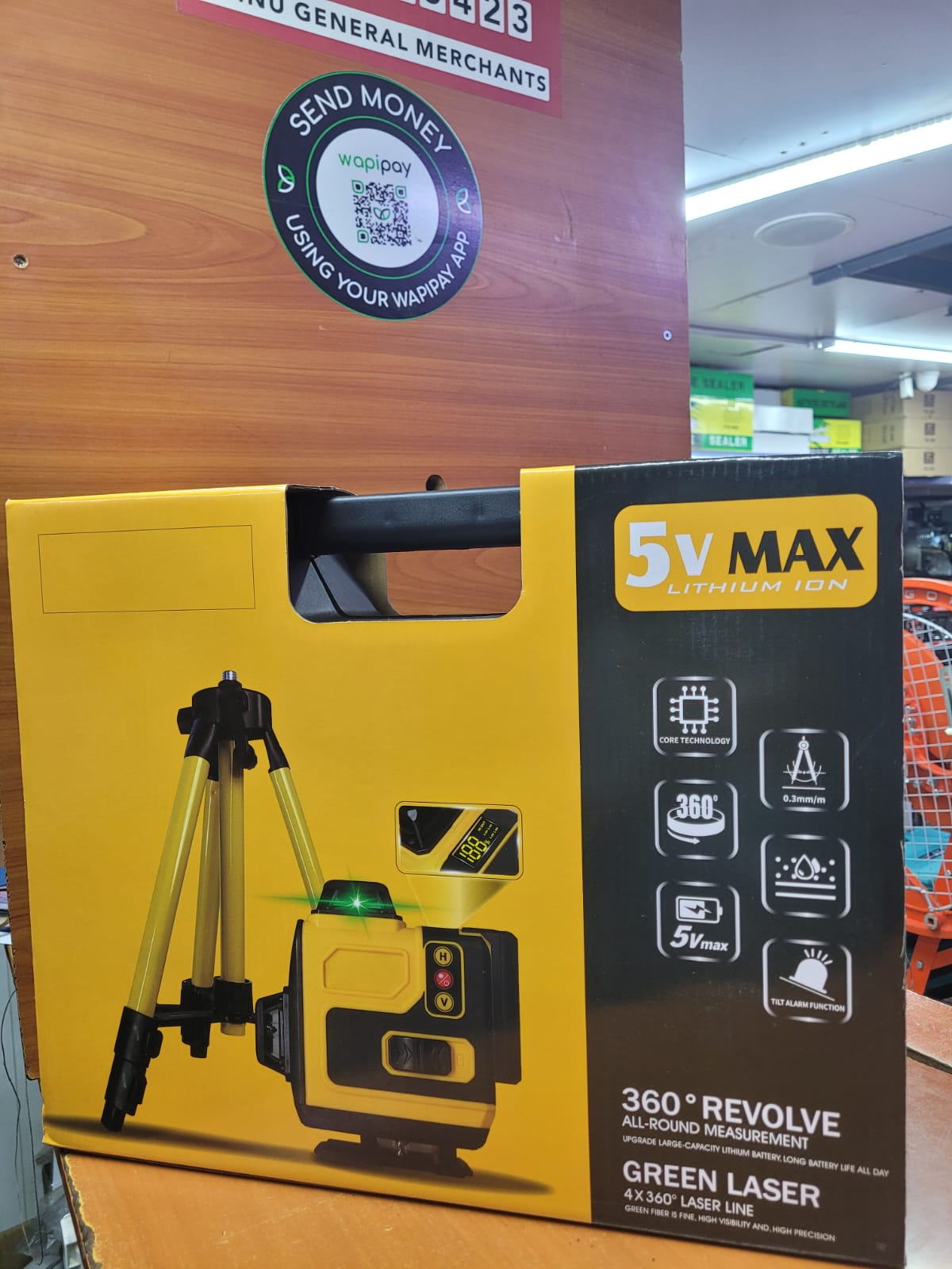 16 line dewalt laser level with stand
