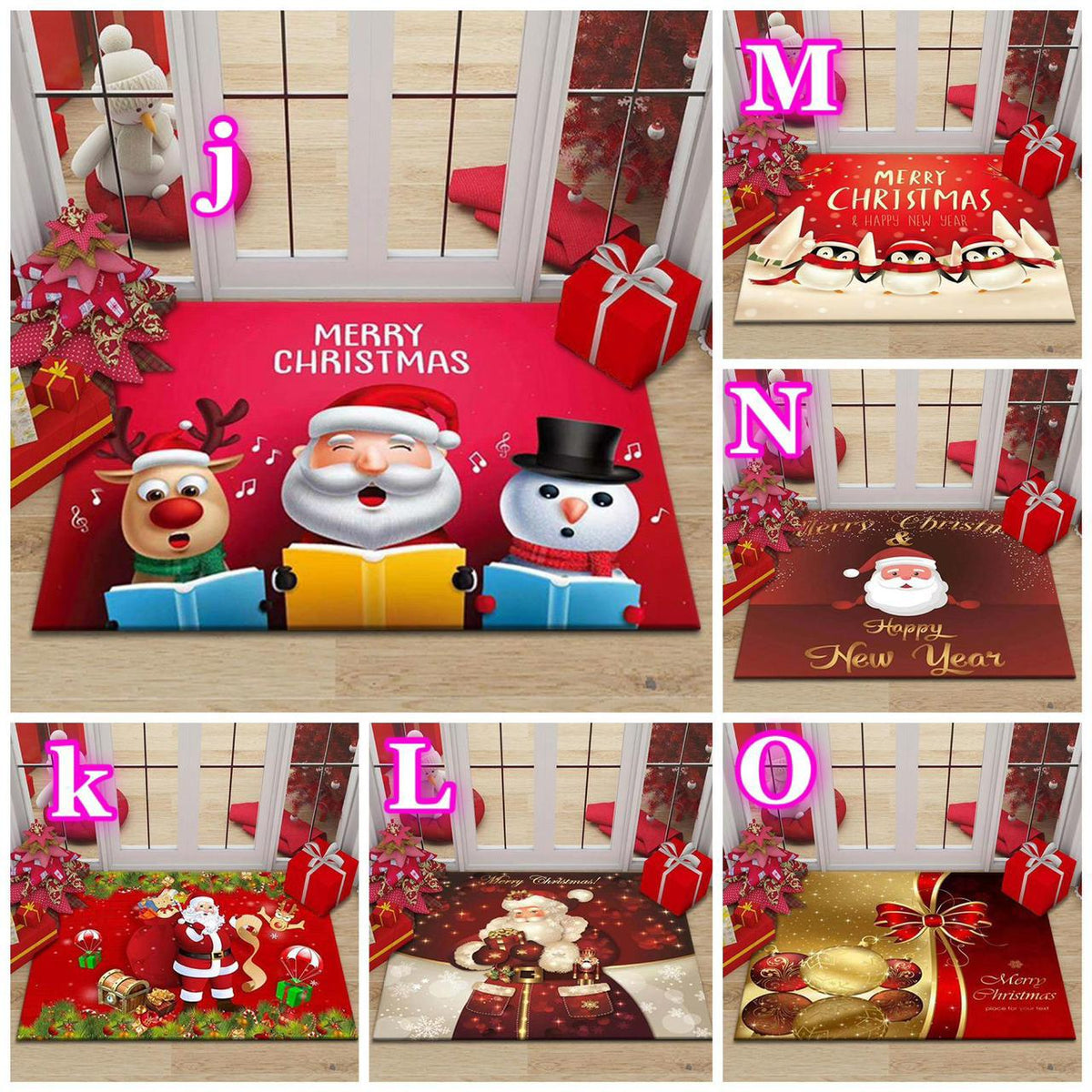 Merry Christmas Doormat Decorative