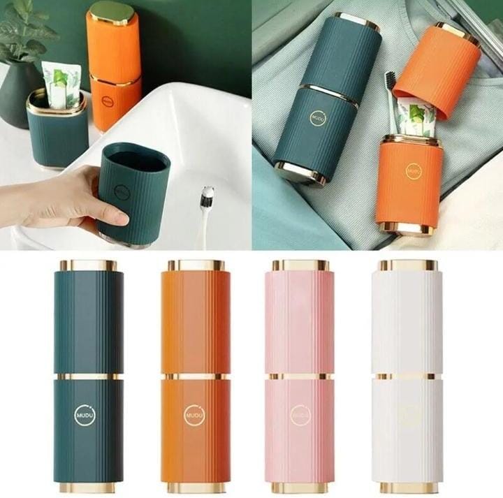 Travel toothbrush holder