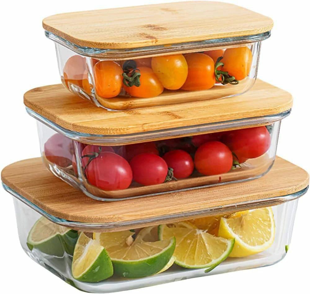 glass bowl storage containers