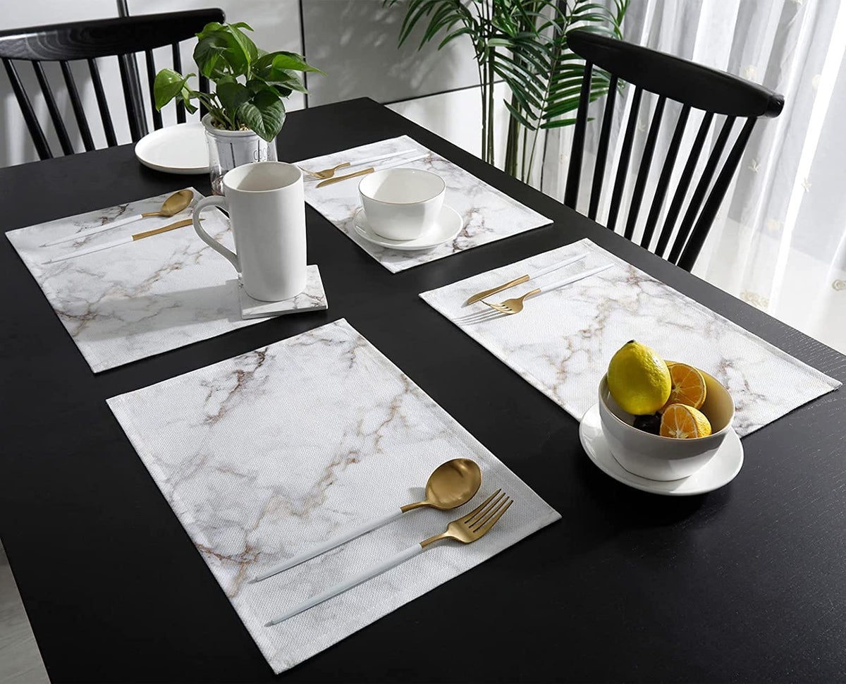 marble table mats