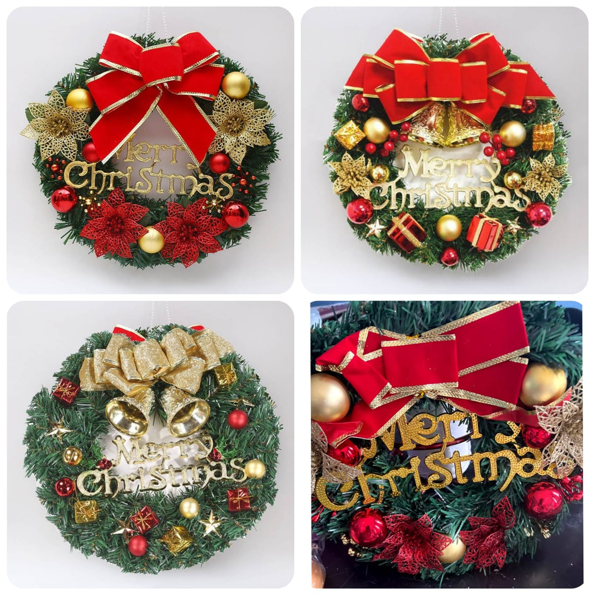 Door Christmas Wreath Decoration