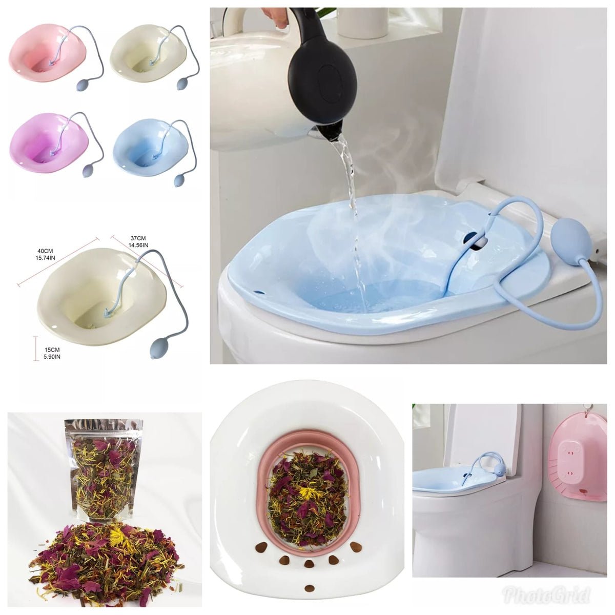 sitz bath basin