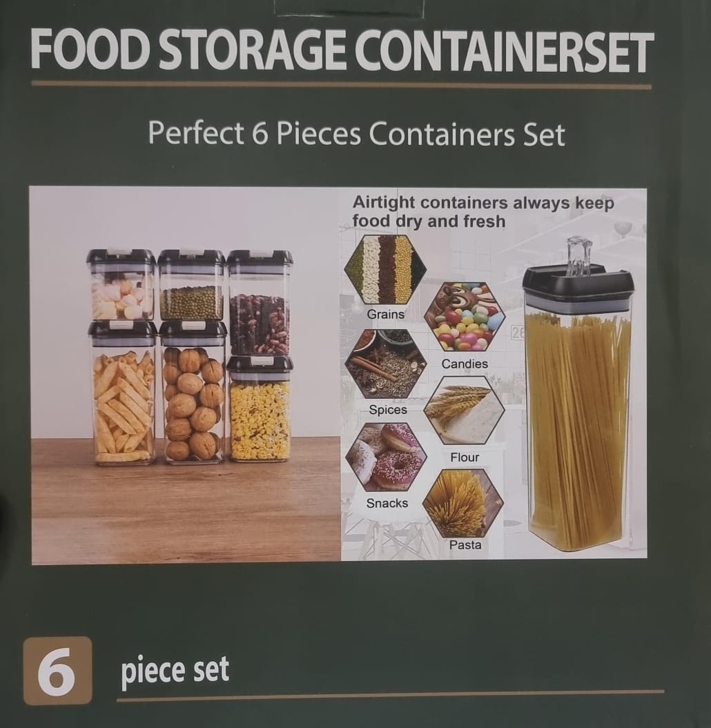 food storage container set 6pcs