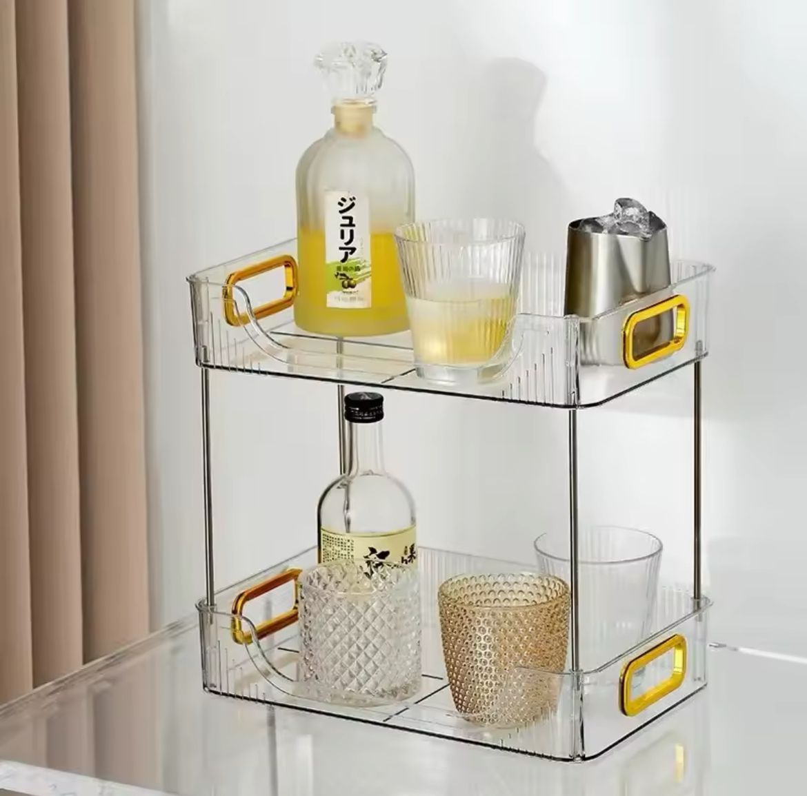 2 Layer Multipurpose Gold &nbsp;Organiser