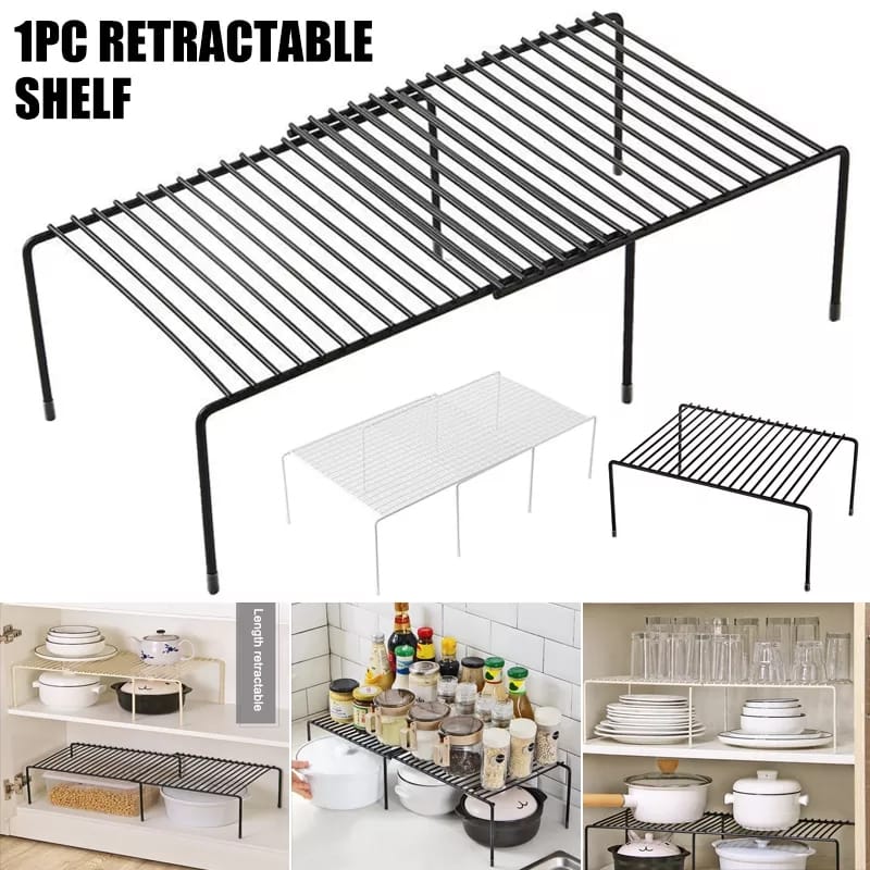 Expandable shelf raiser