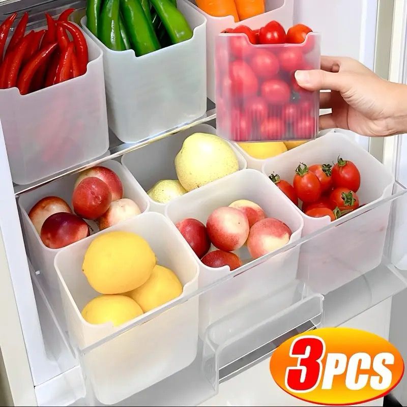 Fridge organization containers 4pcs