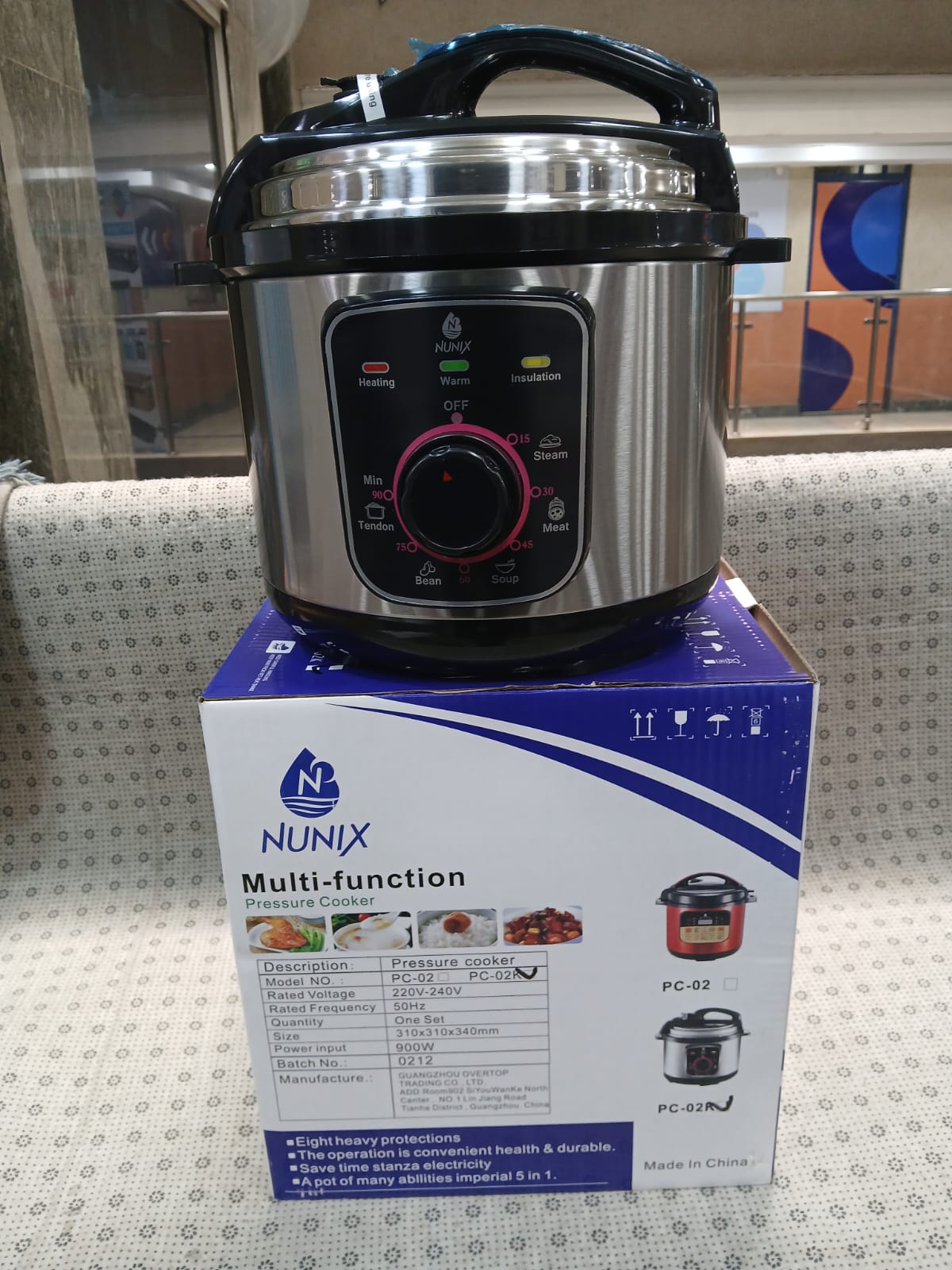 5litres nunix pressure cooker