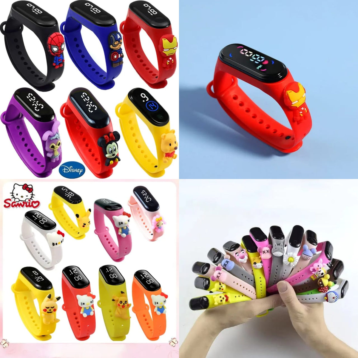 KIDS LED WATERPROOF WATCHES