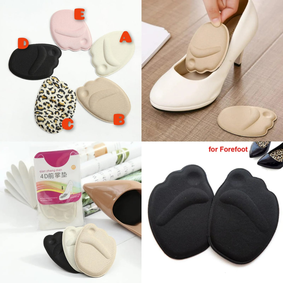 FOREFOOT INSOLES SHOES PROTECTOR