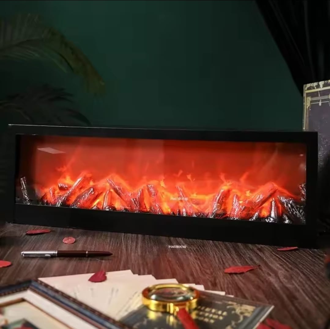 LED Modern Electric Simulated Fireplaces Flame Lamp