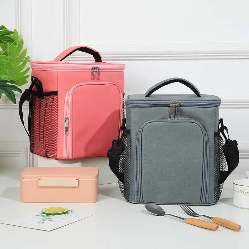 Large capacity compartment lunch bag