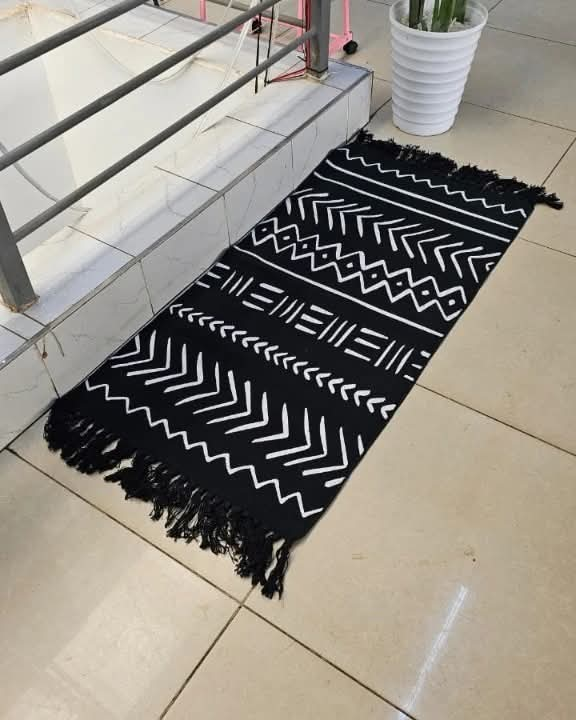 Bohemian Geometric Rugs with Tassles