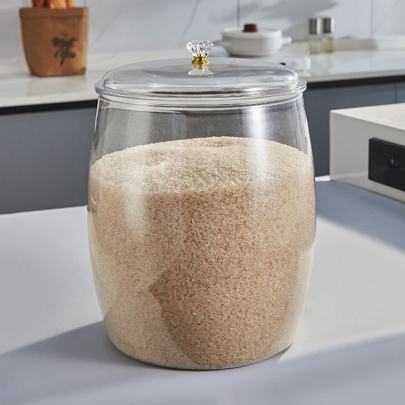 Airtight transparent cereal / candy storage container