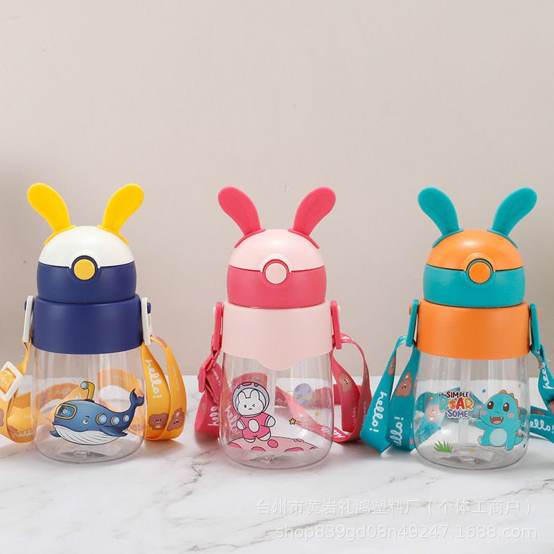 Rabbit ear baby water bottle