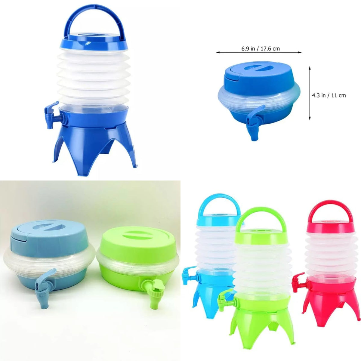 Collapsible juice /liquids dispenser