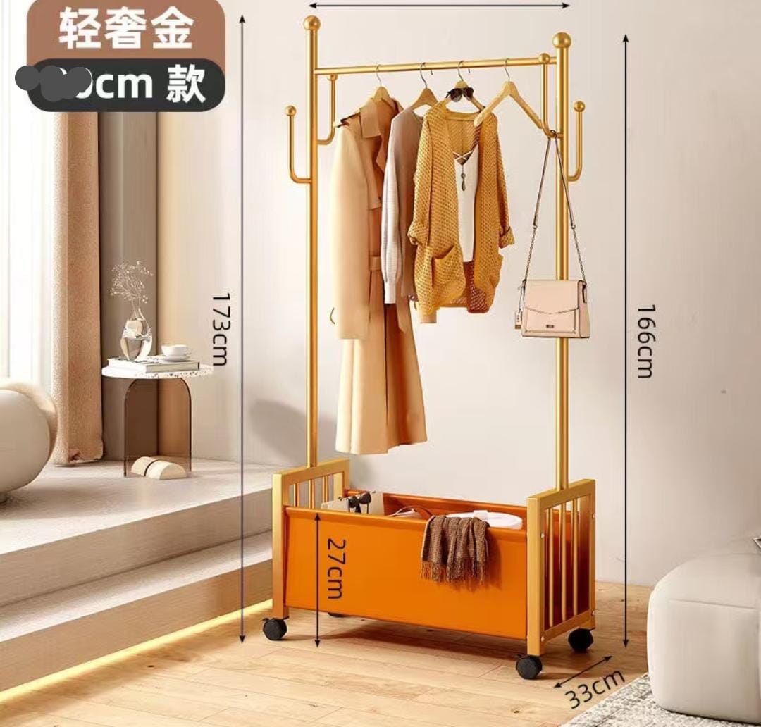 Movable Cloth Rack with wheels