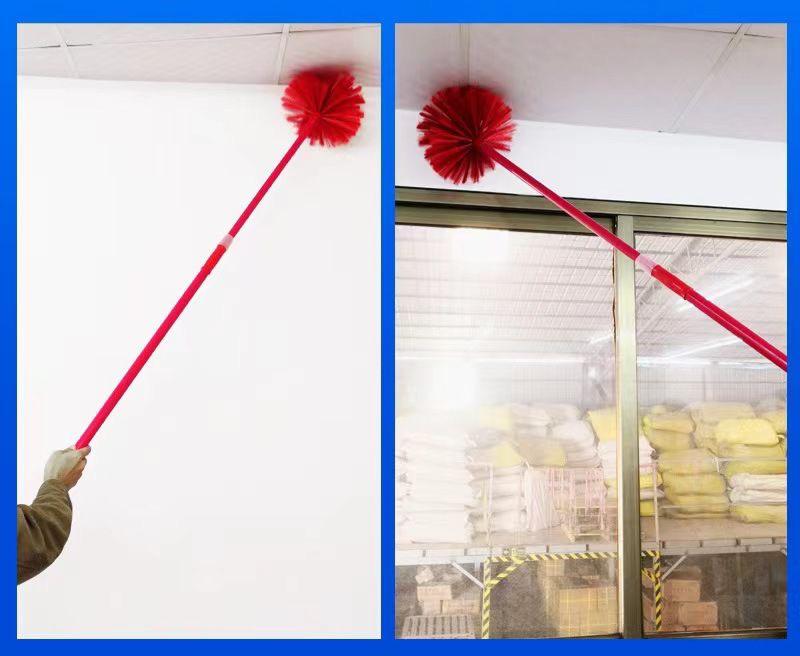 Extendable Cobweb broom with Extension Pole