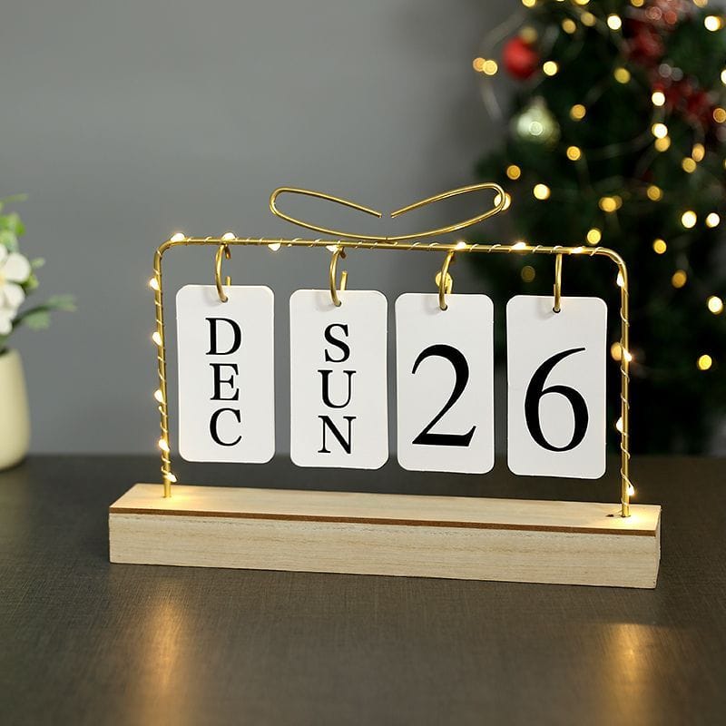 Desktop Calendar With Light