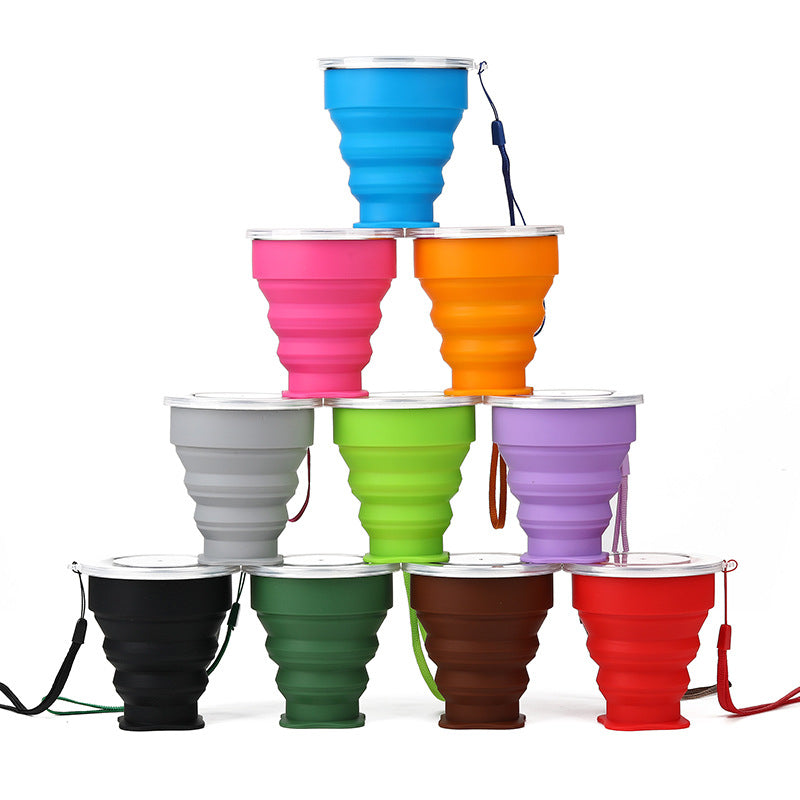 Foldable  Silicone travelling Cup