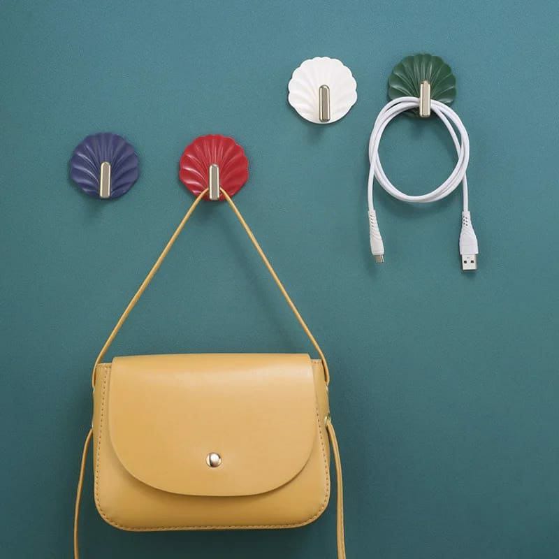 4pcs Punch-Free Wall Hanging Hooks