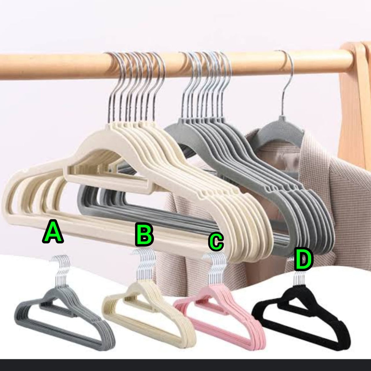 velvet hangers 360degrees rotatable