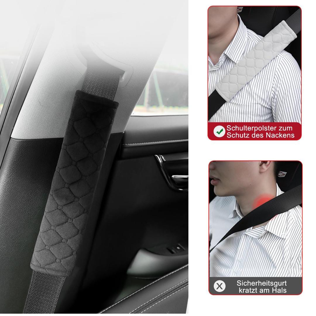 Car safety belt neck safety protector