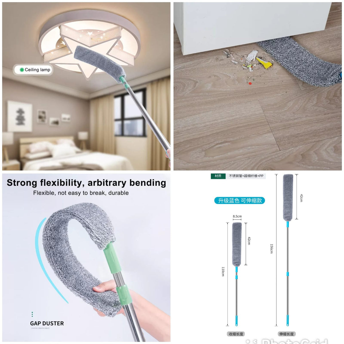 Long handle dust brush