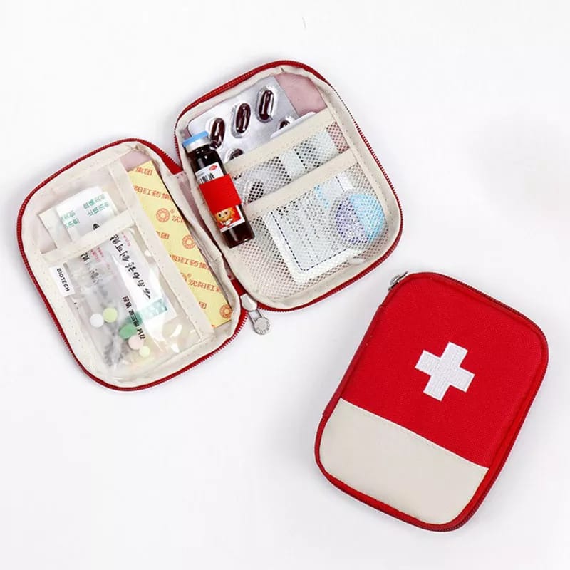 Portable first aid storage bag
