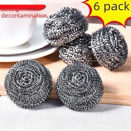 6-piece Stainless Steel Wire Ball